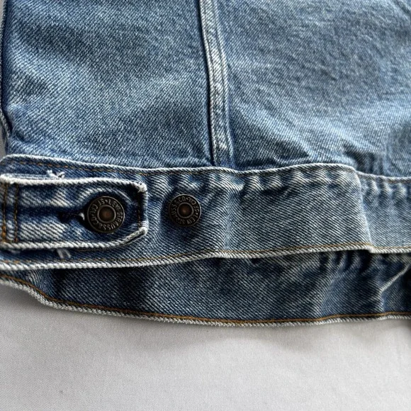 Levi's 70505 Vintage‎ USA Made Trucker Jacket Medium Denim Fade